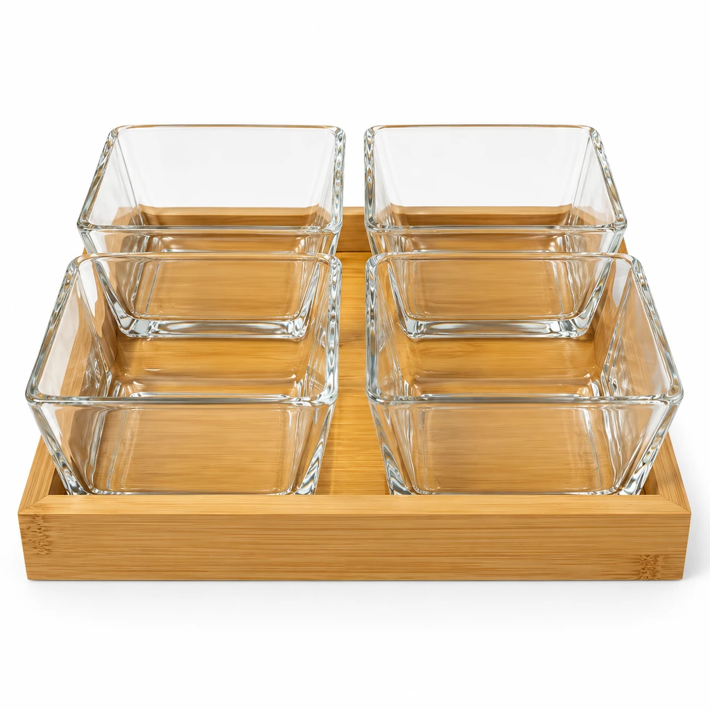 Sanjeev Kapoor Bahamas Bowl & Tray Set — 5 Pcs